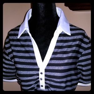 NWOT bette & court Golf Shirt